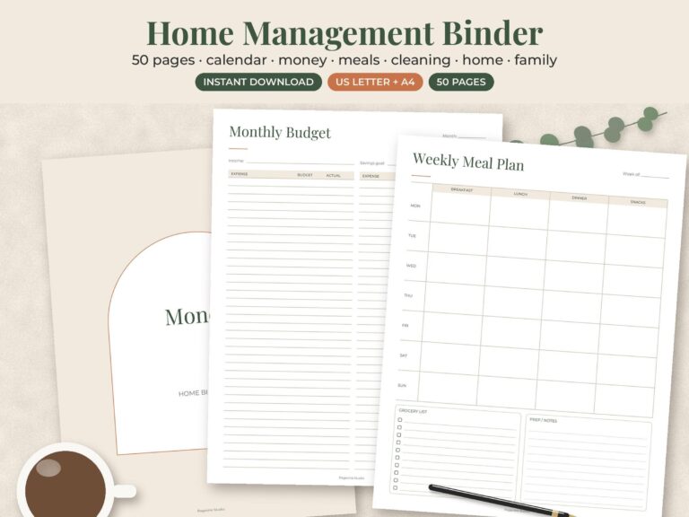 Home Management Binder
