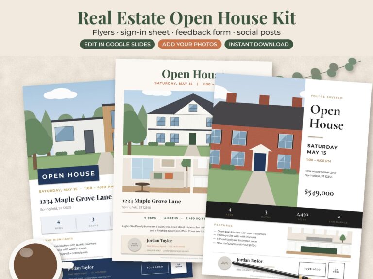 Real Estate Open House Kit