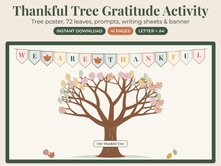 Thankful Tree Gratitude Activity